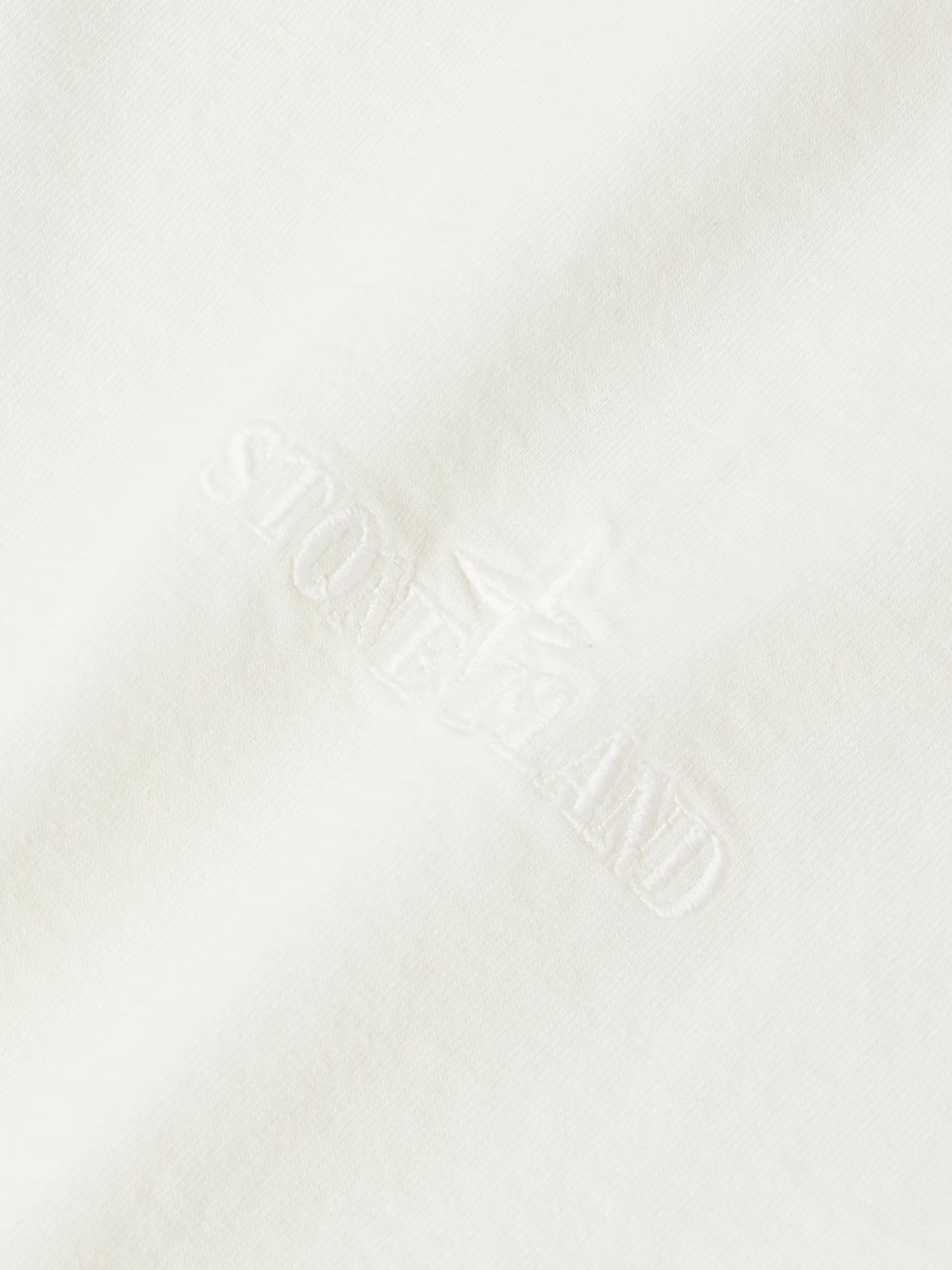 White Logo-Embroidered Cotton T-Shirt